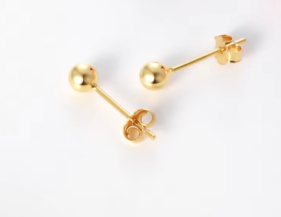 Minimalist Gold Huggie Hoop Earring Set for Multiple Piercings